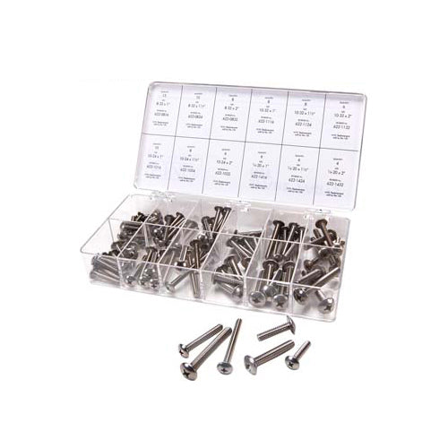851356 B2BFSI - Long Stainless Steel Machine Screw Kit